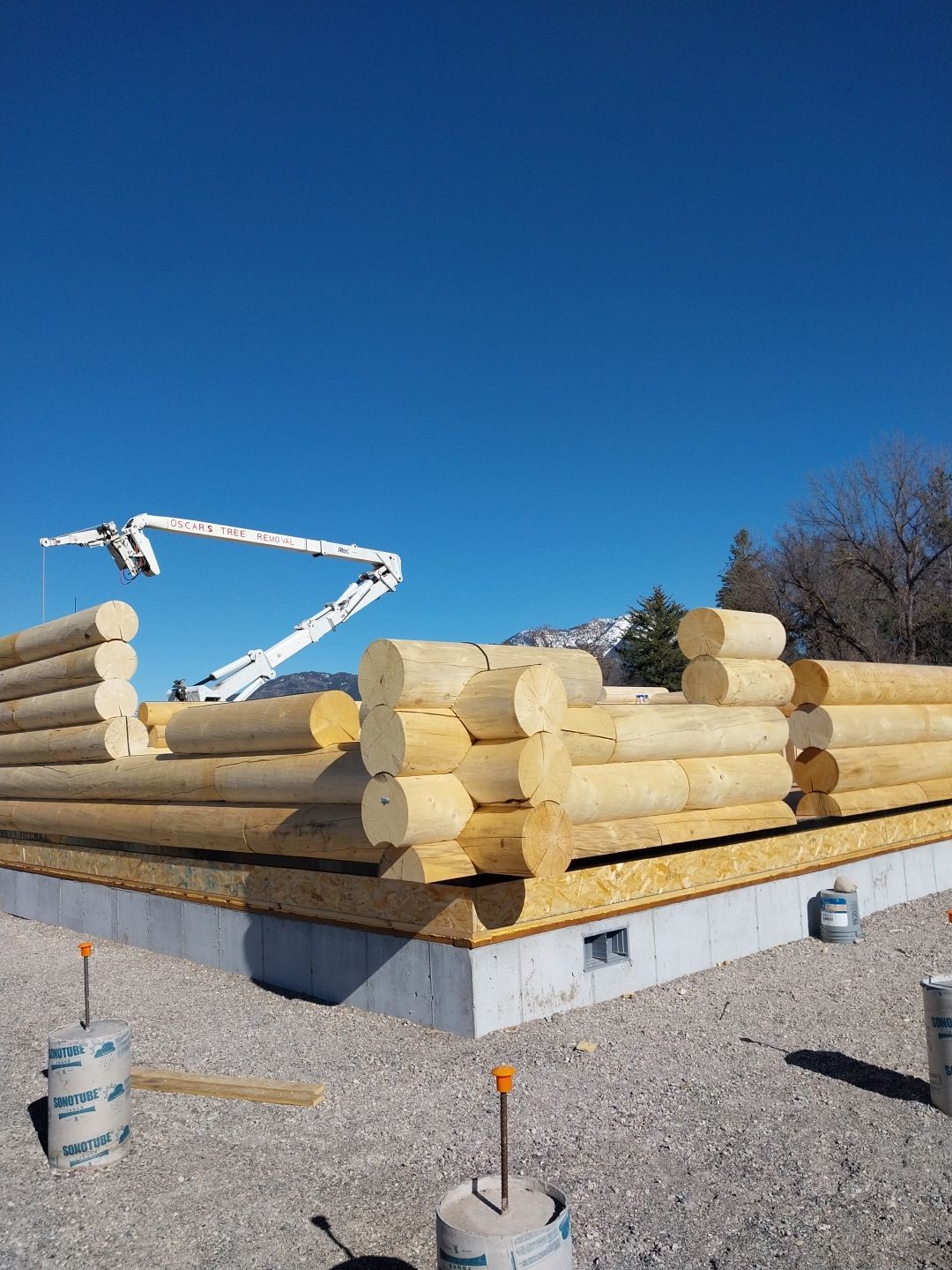 custom log home build idaho homepro